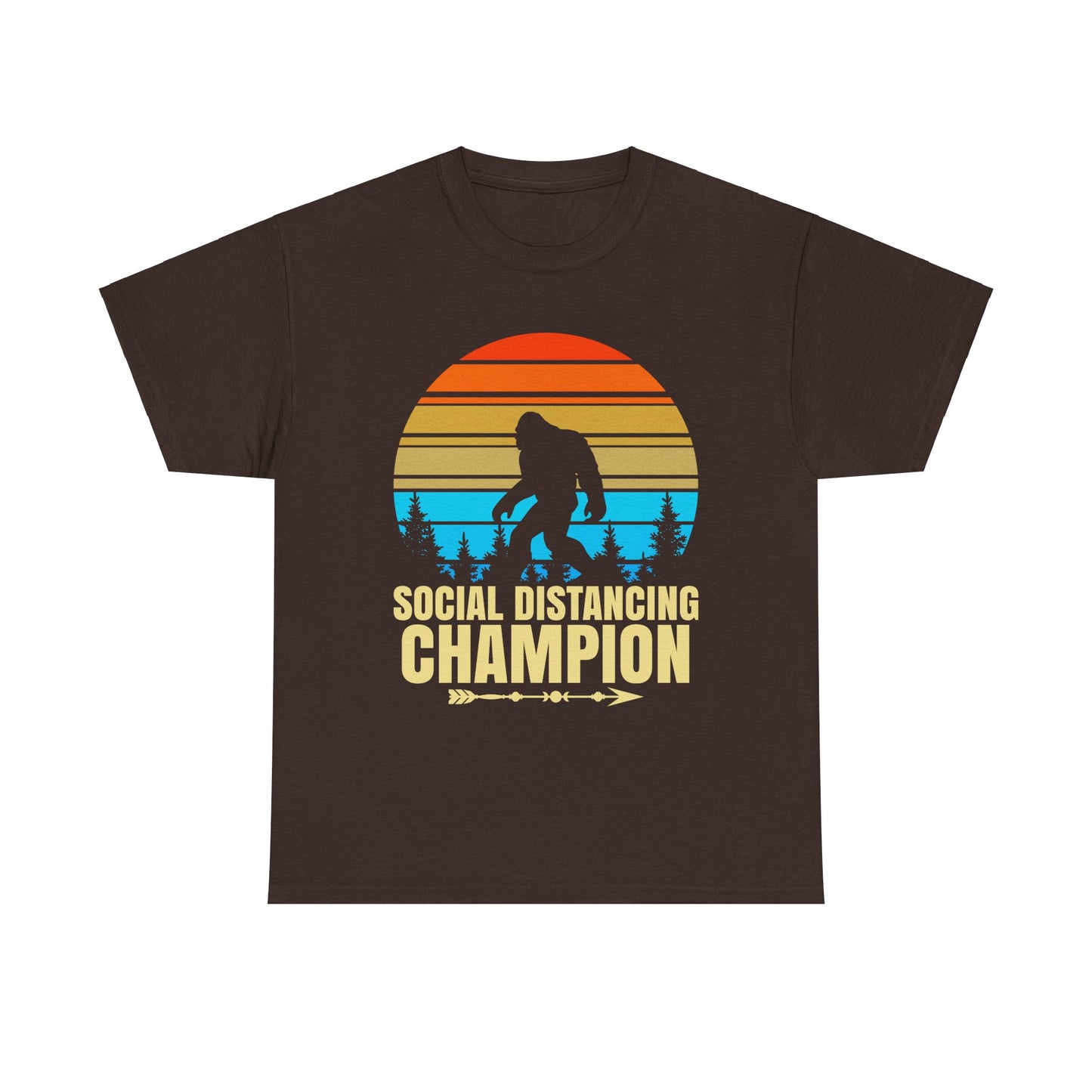 Social Distancing Champion Sasquatch Vintage Tee