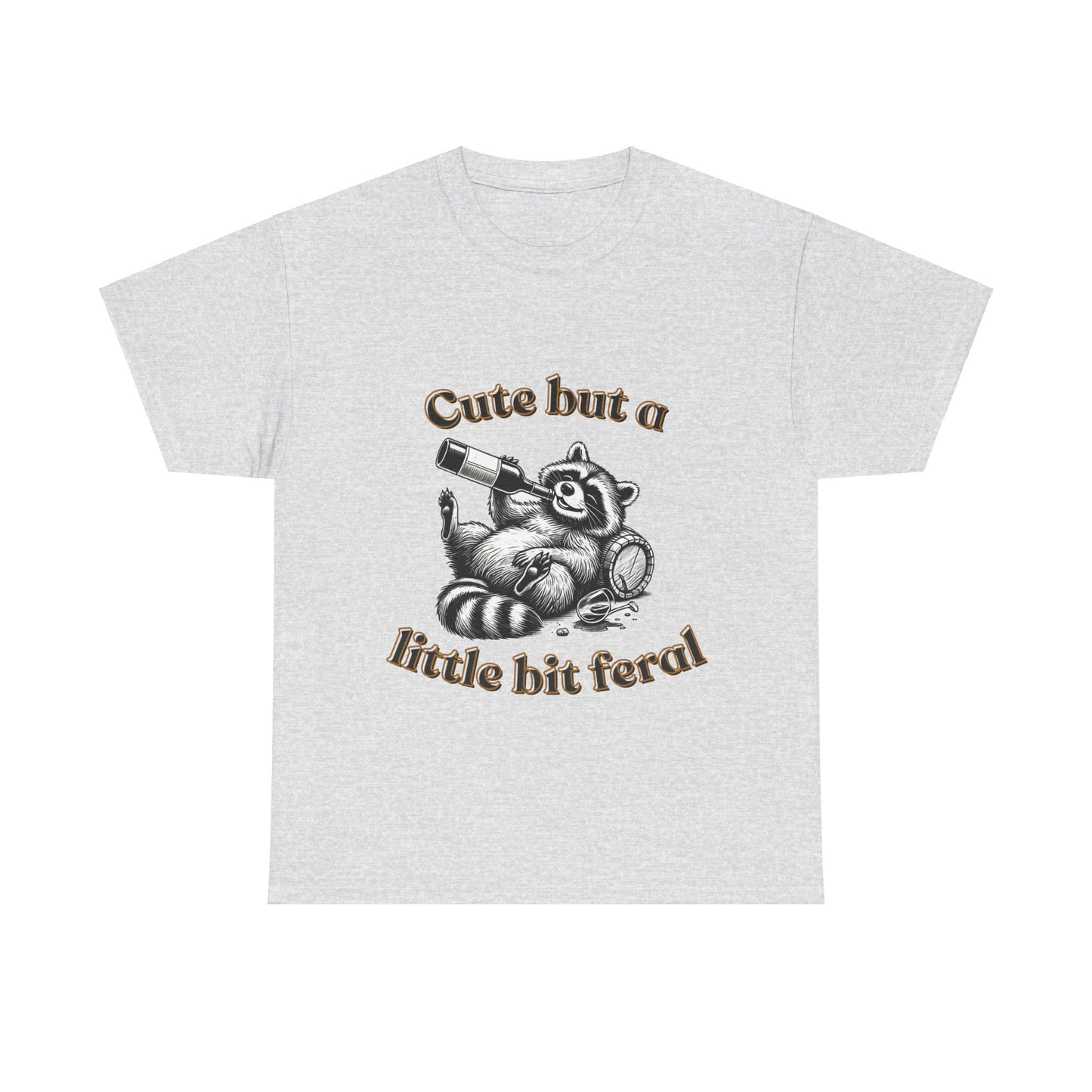 Cute but a Little Bit Feral Cotton Tee