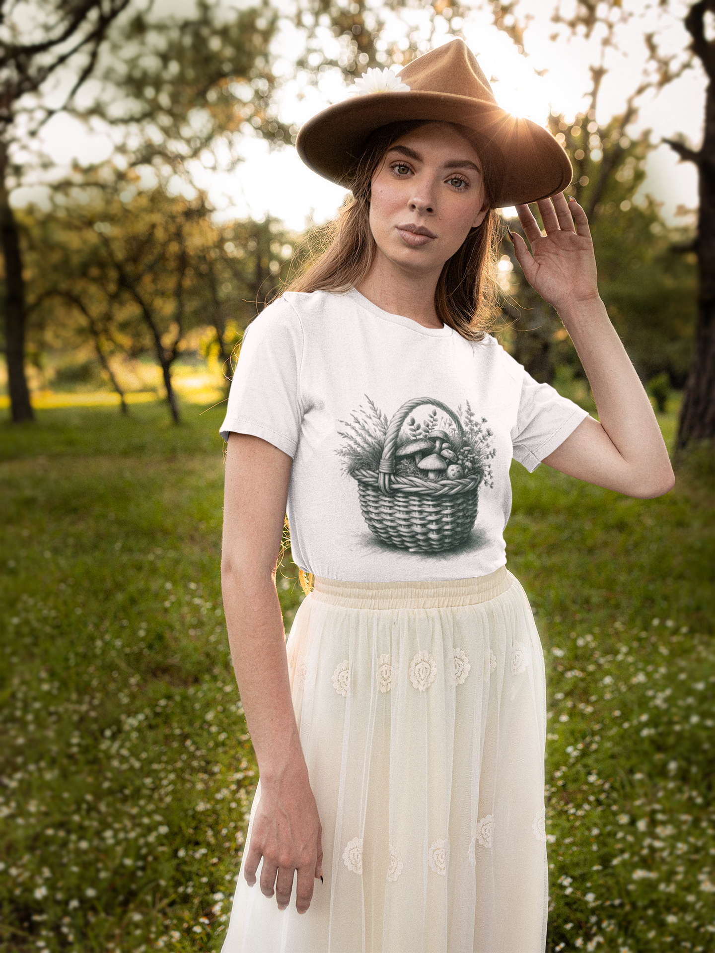 Forage Basket Cotton Tee