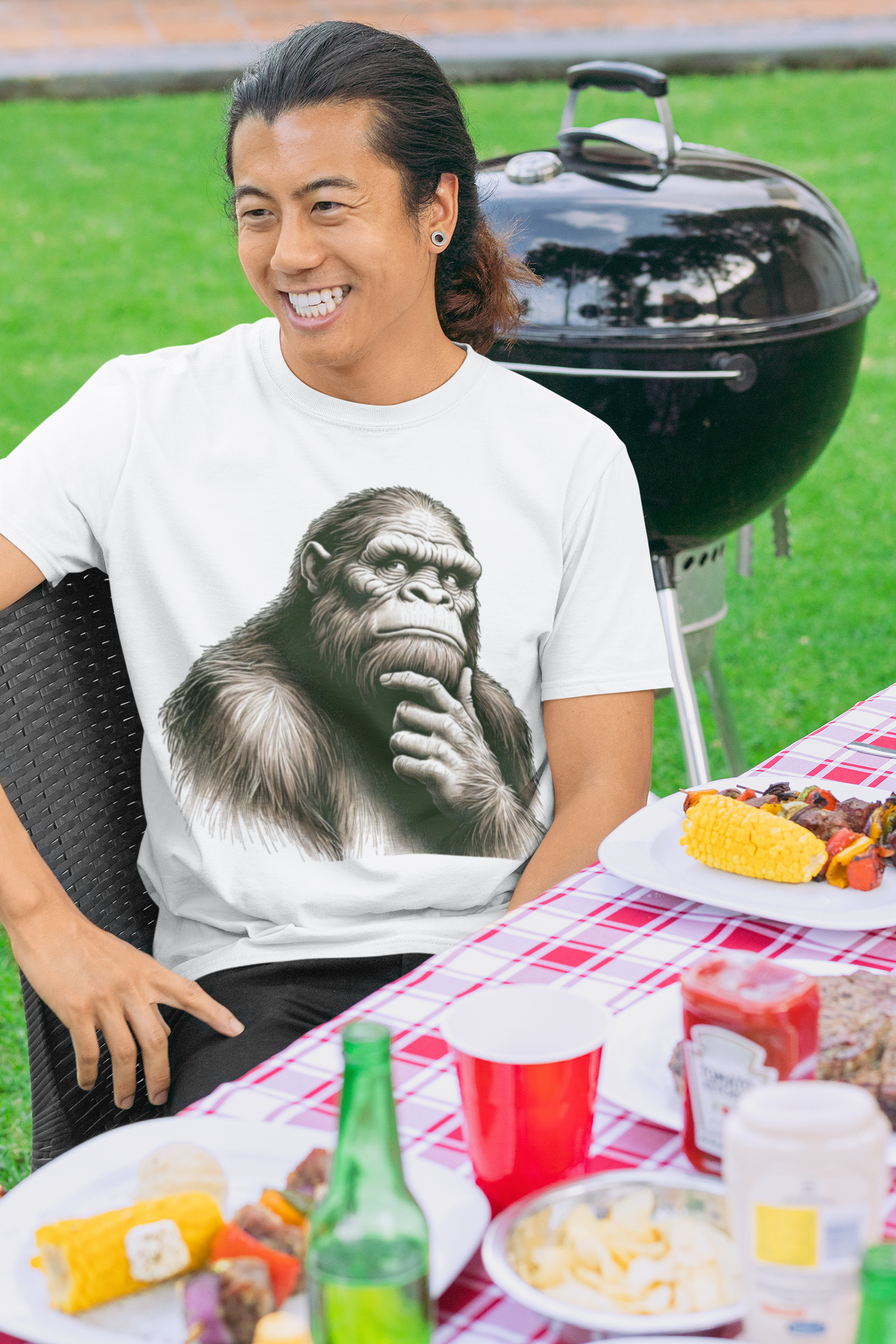 Thoughtful Squatch Cotton Tee