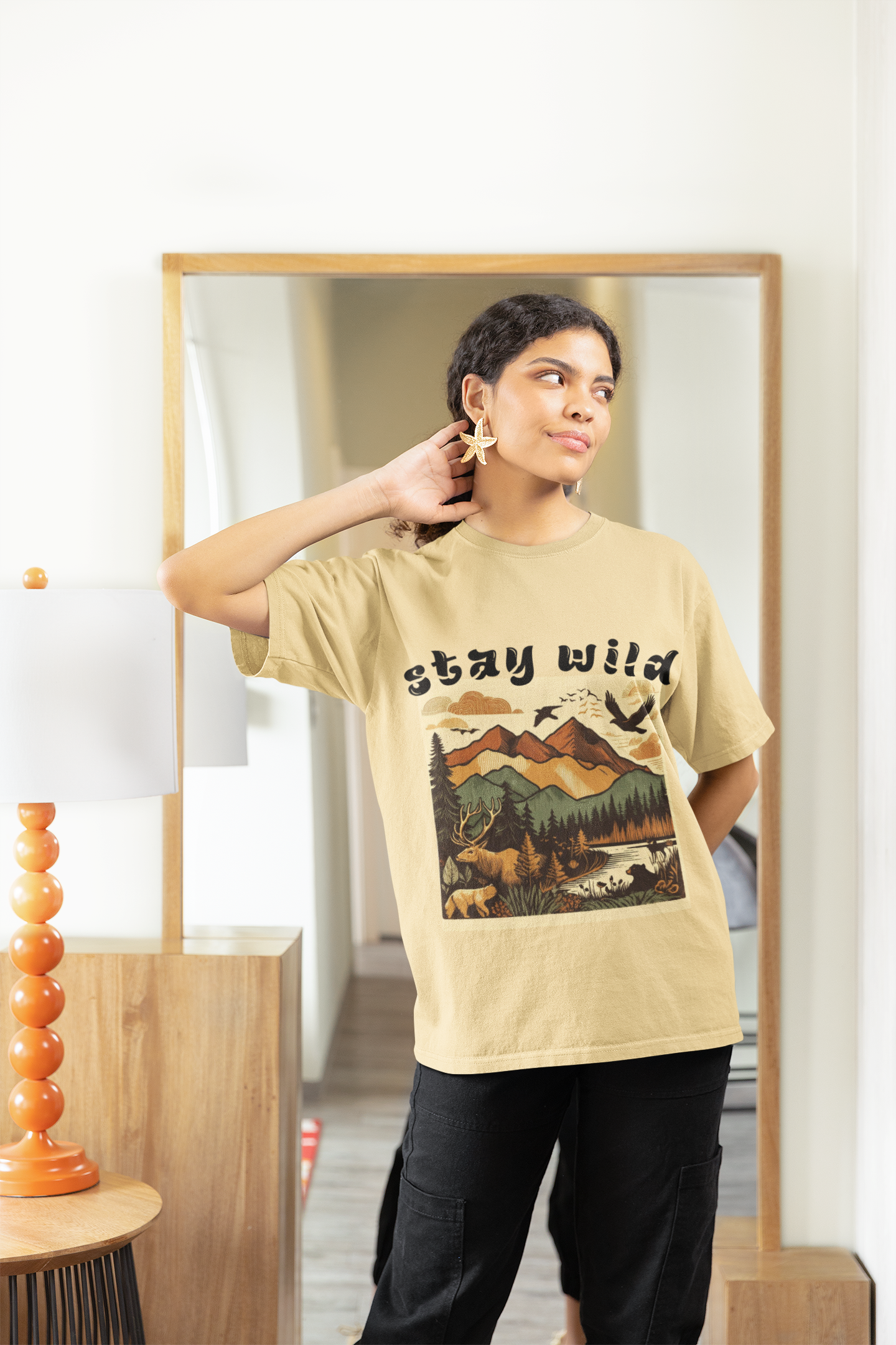 Stay Wild - Dark Print - Cotton Tee