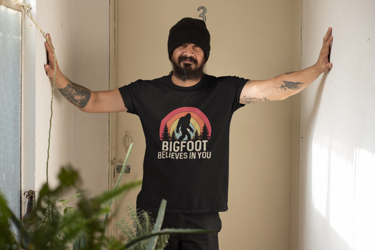 Bigfoot Believes in You Vintage Tee