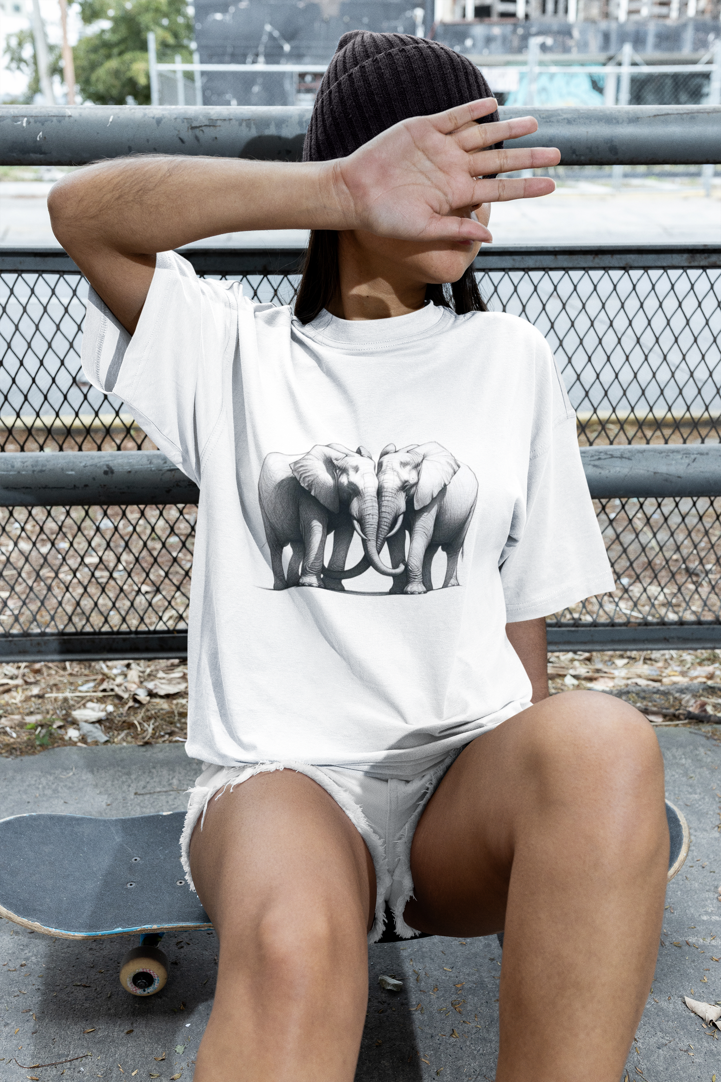 Elephants Cotton Tee