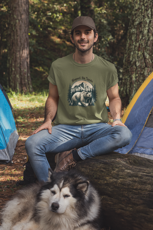 Respect the Locals Unisex Heavy Cotton Tee - Nature Lovers T-Shirt