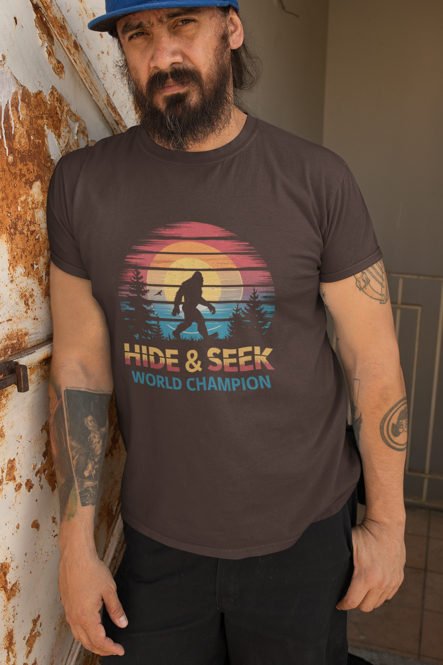 Hide and Seek World Champion Bigfoot Vintage Tee