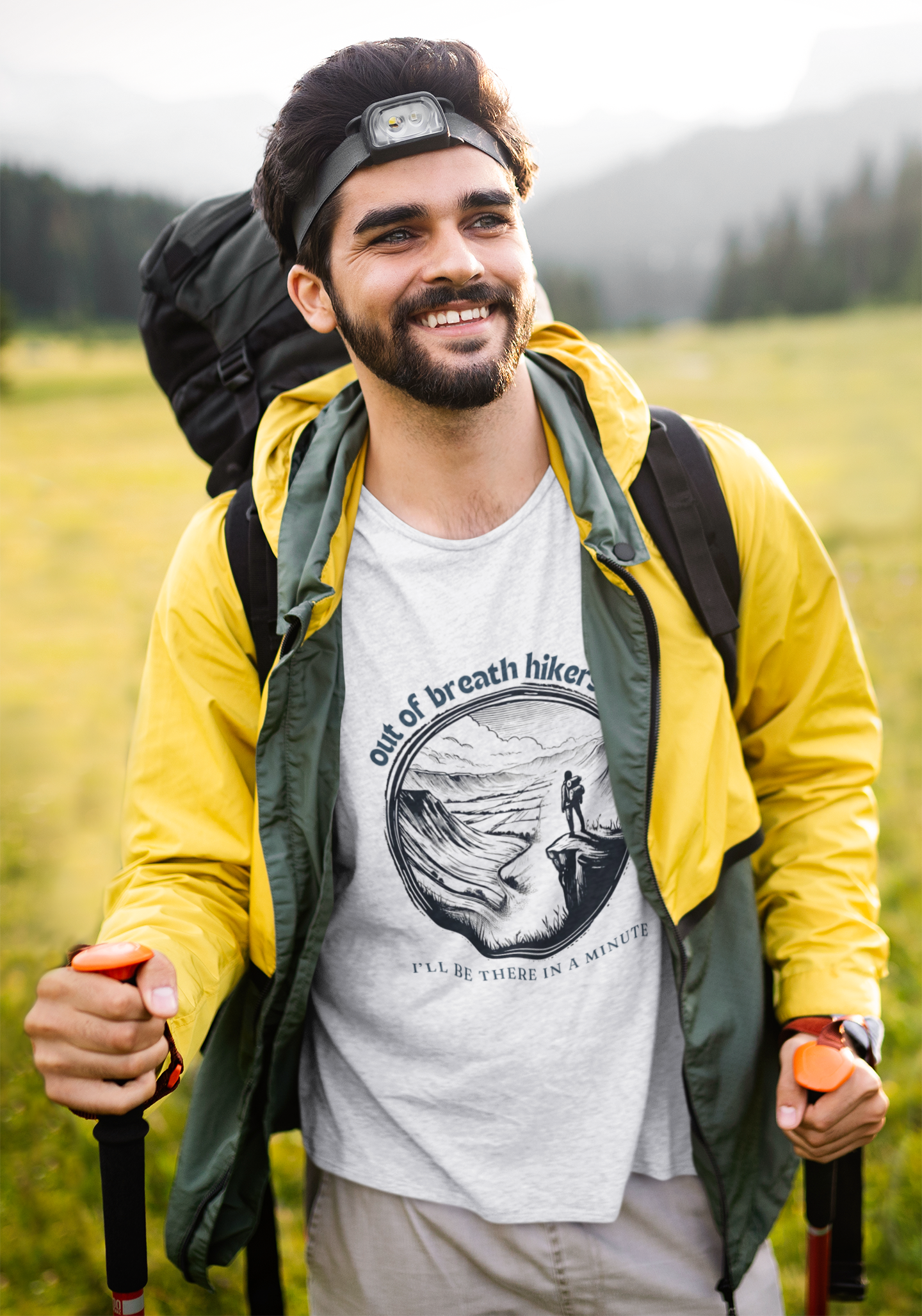 Out of Breath Hikers Club Cotton Tee