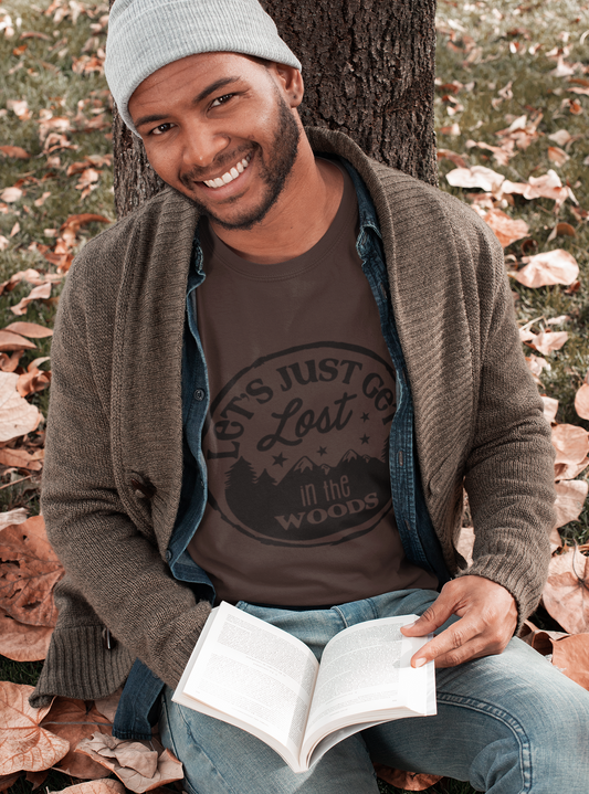 Let's Just Get Lost in the Woods Unisex Heavy Cotton Tee - Made in the USA