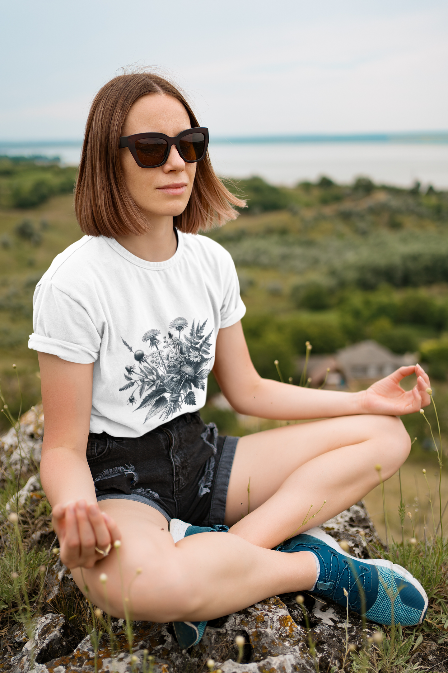 Forage Bouquet Cotton Tee