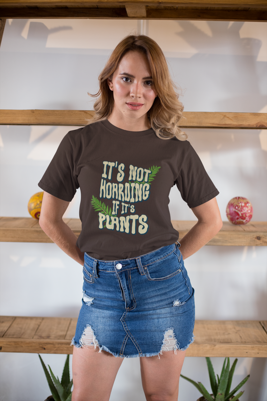 Plant Lovers Unisex Tee - It's Not Hoarding If It's Plants
