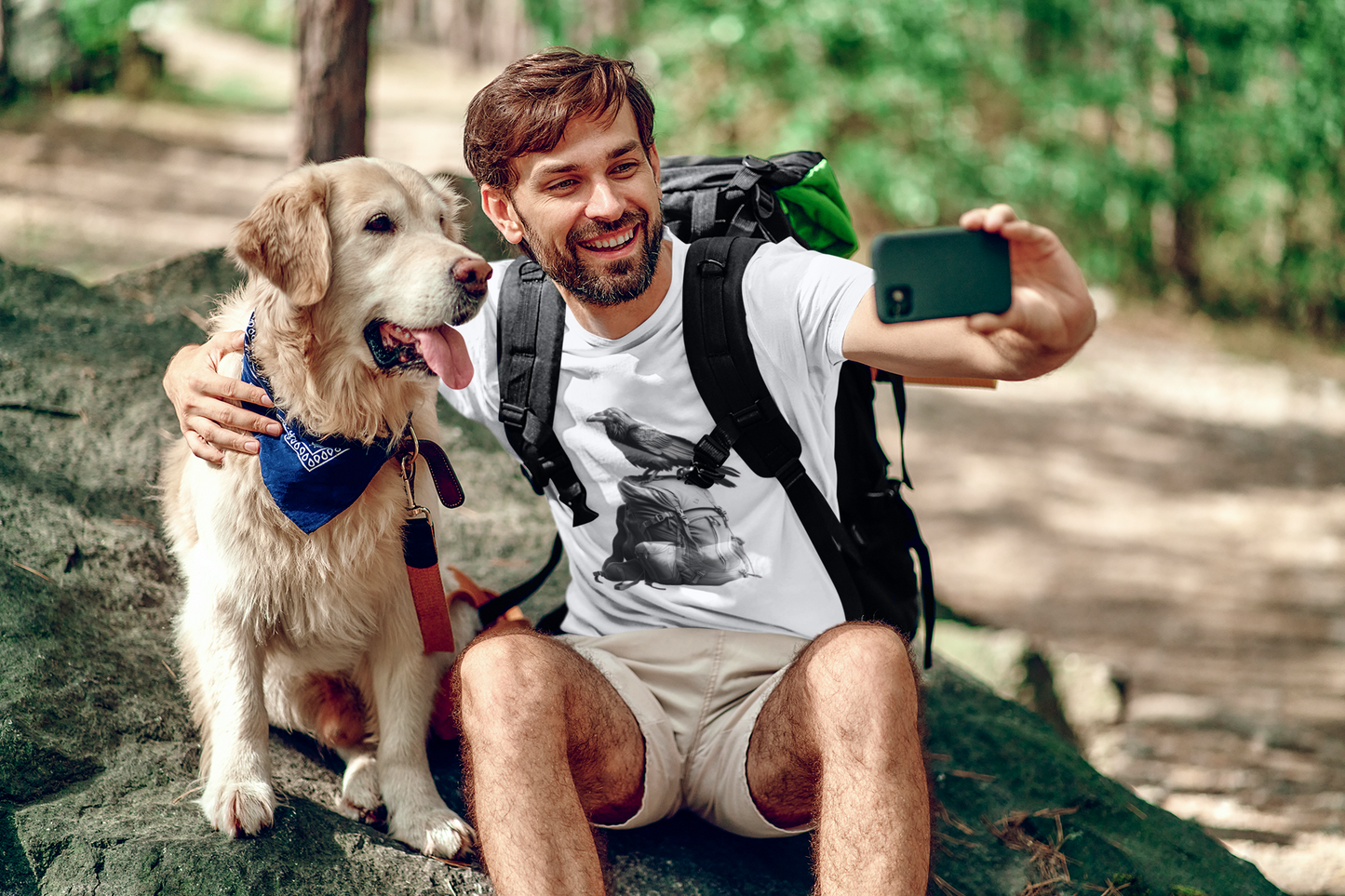 Hiking Crow Cotton Tee