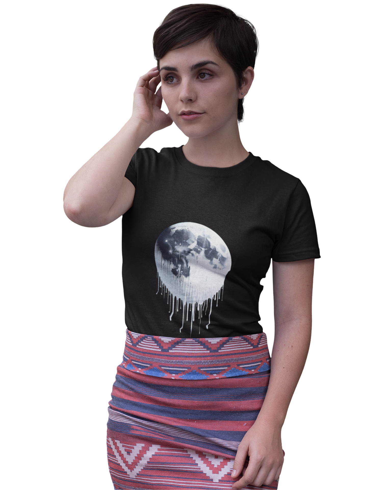 Melting Moon Cotton Tee