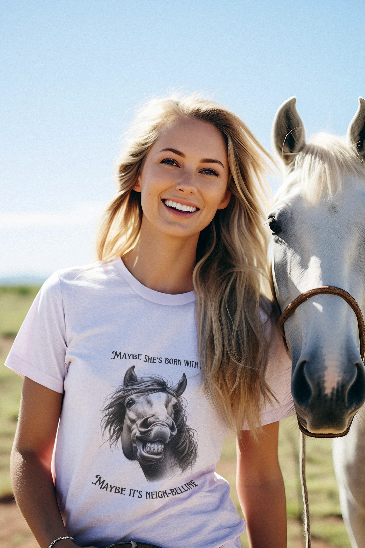 Neigh-belline Cotton Tee